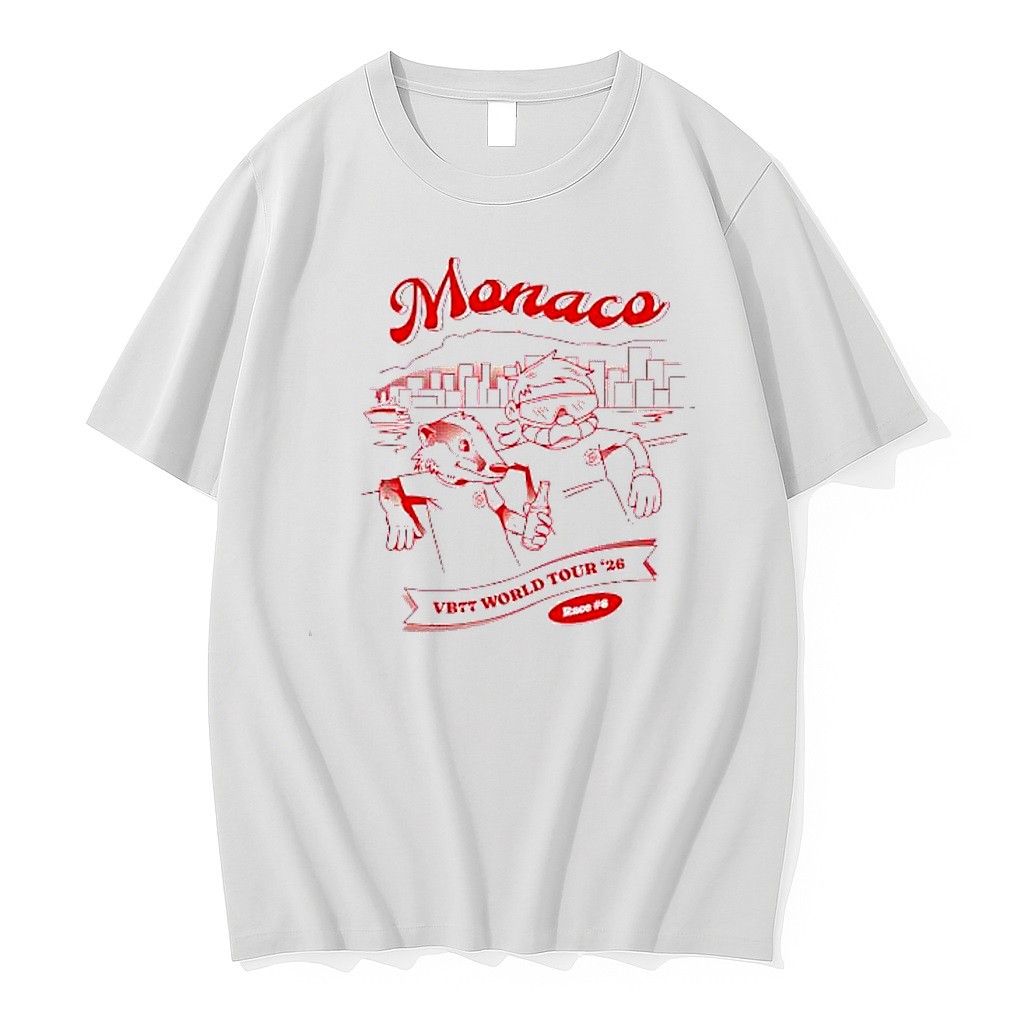 Original Valtteri Bottas Monaco Grand Prix Vb77 World Tour 2026 Tshirts