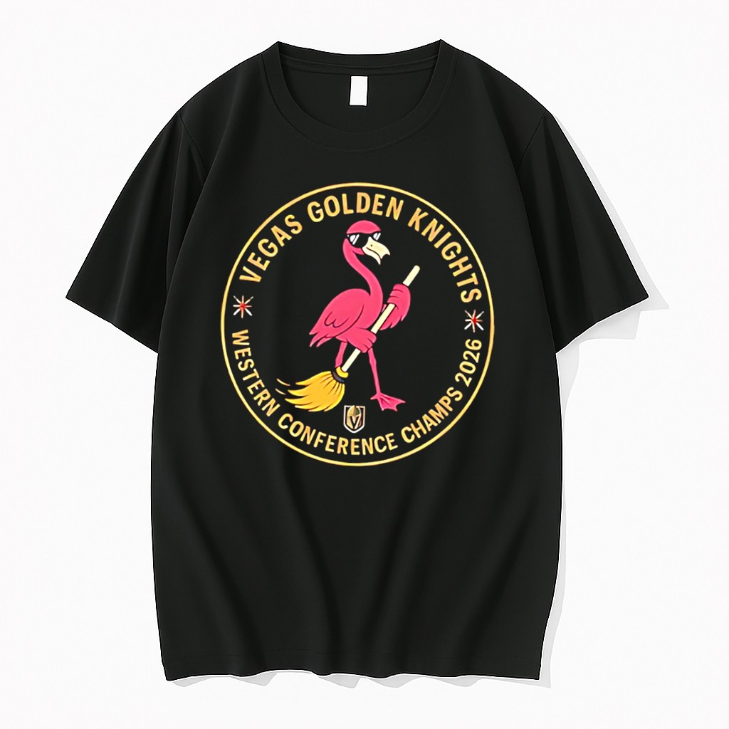 Original Vegas Golden Knights Western Conference Final Flamingo Tee Tshirts
