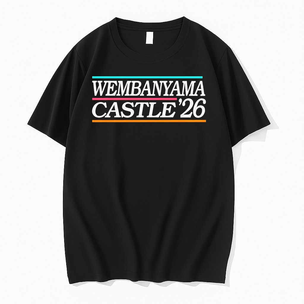 Original Victor Wembanyama And Stephon Castle San Antonio Spurs Basketball Nba 2026 Tshirts