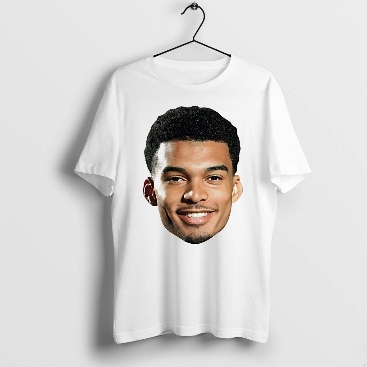 Original Victor Wembanyama Big Face San Antonio Spurs Basketball Playoffs 2026 Nba Go Spurs Go Tshirts