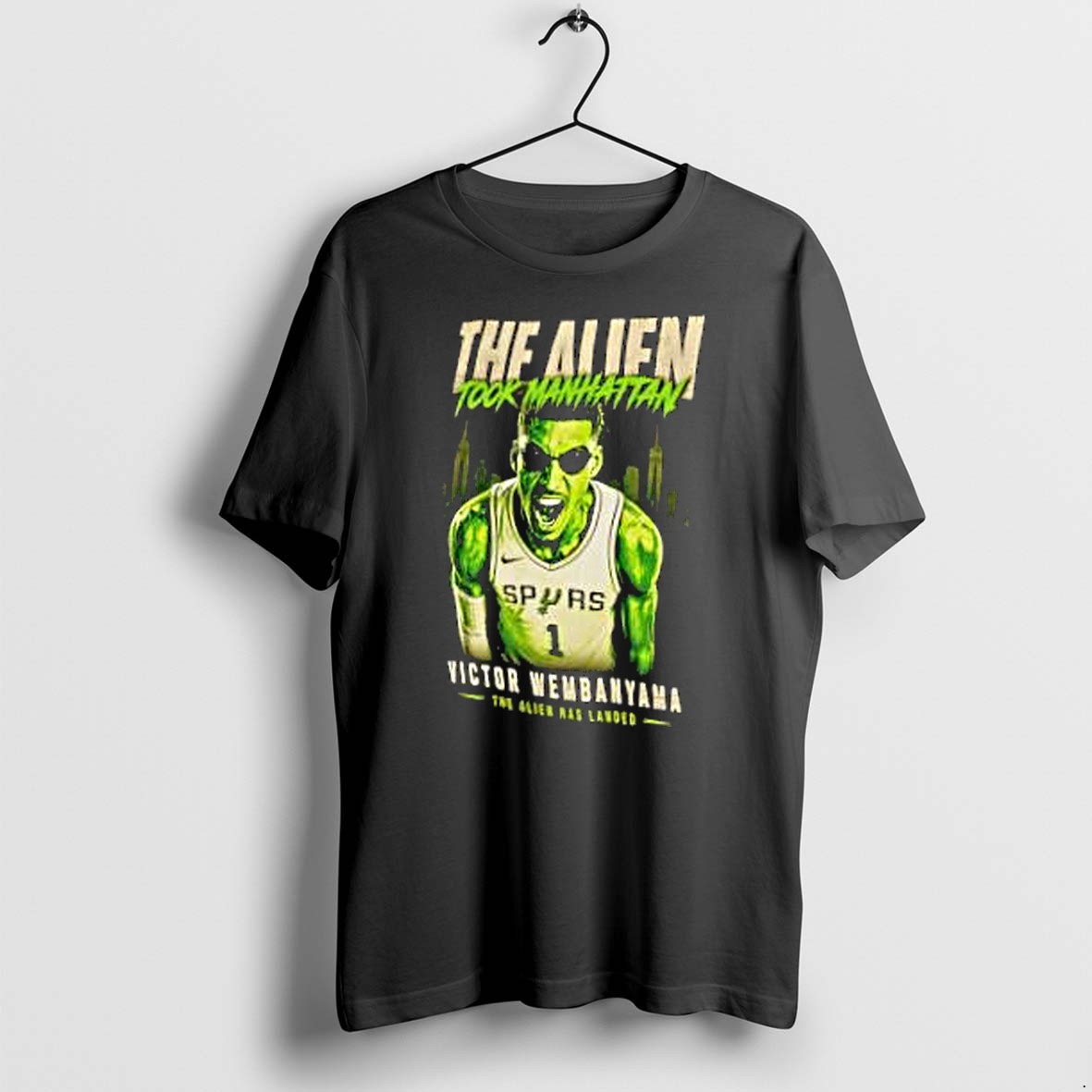 Original Victor Wembanyama The Alien Took Manhattan Tshirts