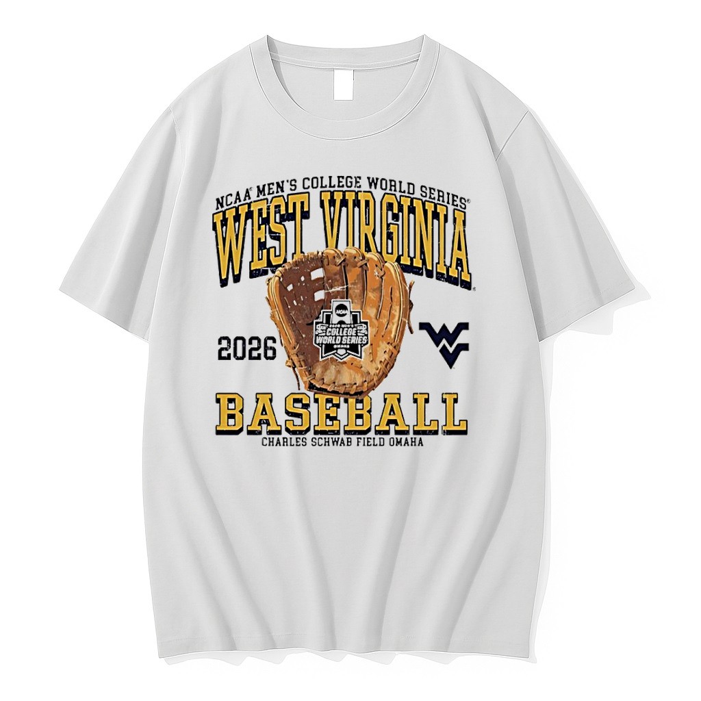 Original West Virginia 2026 College World Series Omaha Bound Glove Tshirts