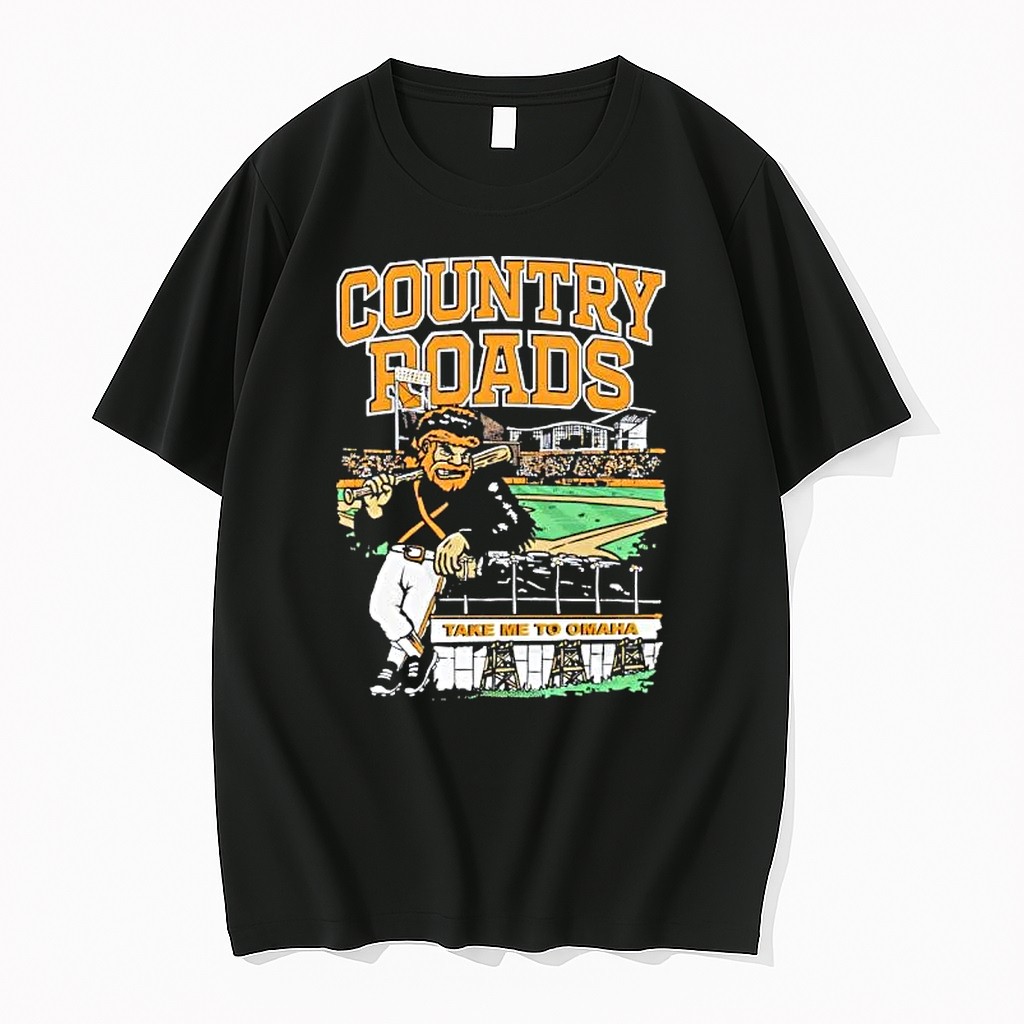 Original West Virginia Mountaineers Country Roads Take Me To Omaha Tshirts
