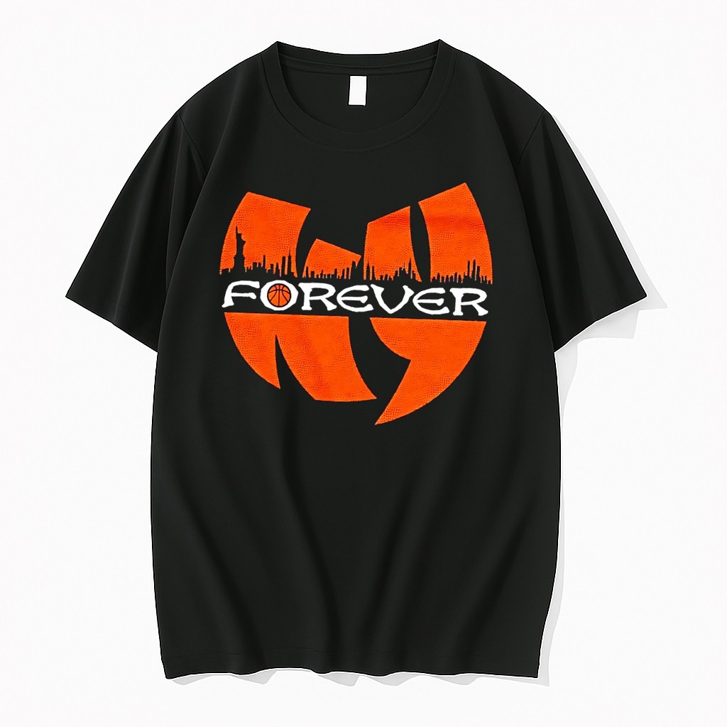 Original Wu Tang Clan Forever New York Skyline Basketball Black