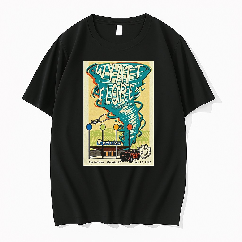 Original Wyatt Flores Concert Wichita The Cotillion June 23 2026 1 Tshirts