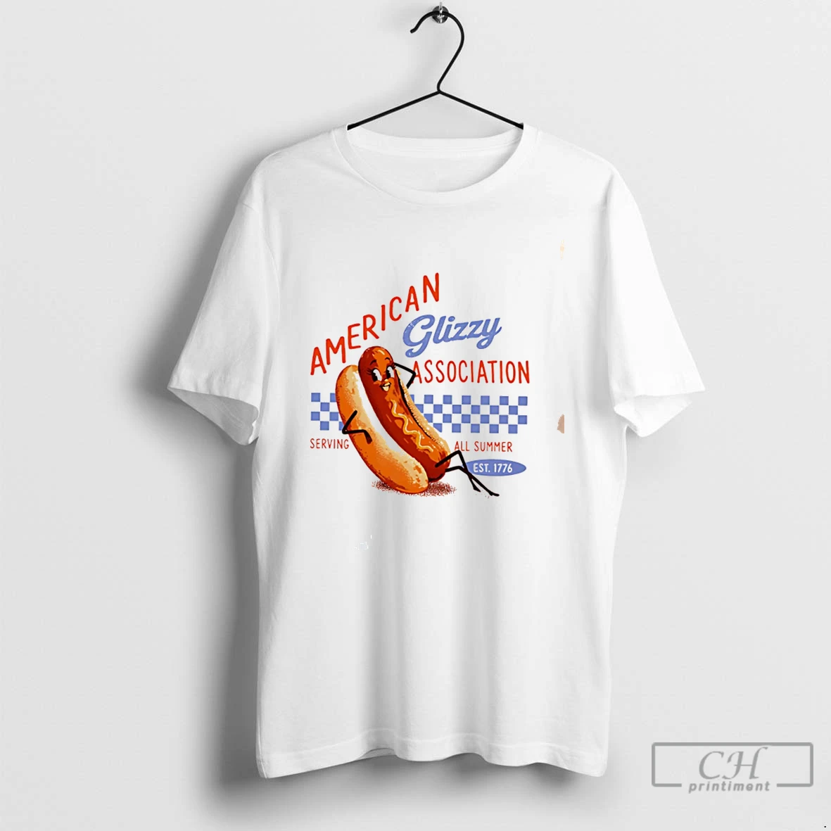 Premium American Glizzy Association Serving All Summer Tee T Shirts Sweater Hoodie