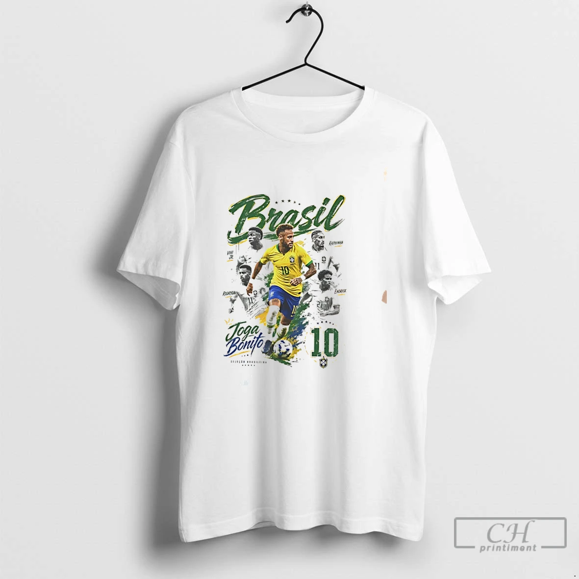 Premium Brasil World Cup 2026 Neymar Jr And Teammates Graphic Tee T Shirts Sweater Hoodie