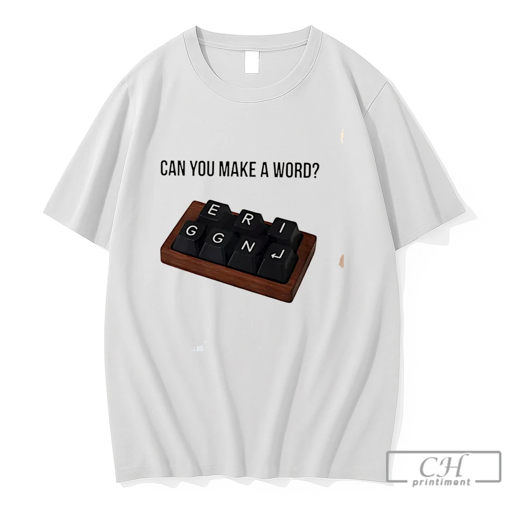 Premium Can You Make A Word Graphic Tee T Shirts Sweater Hoodie