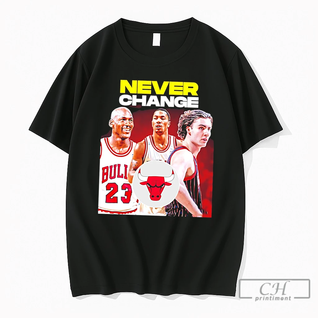 Premium Chicago Bulls Never Change Tee T Shirts Sweater Hoodie