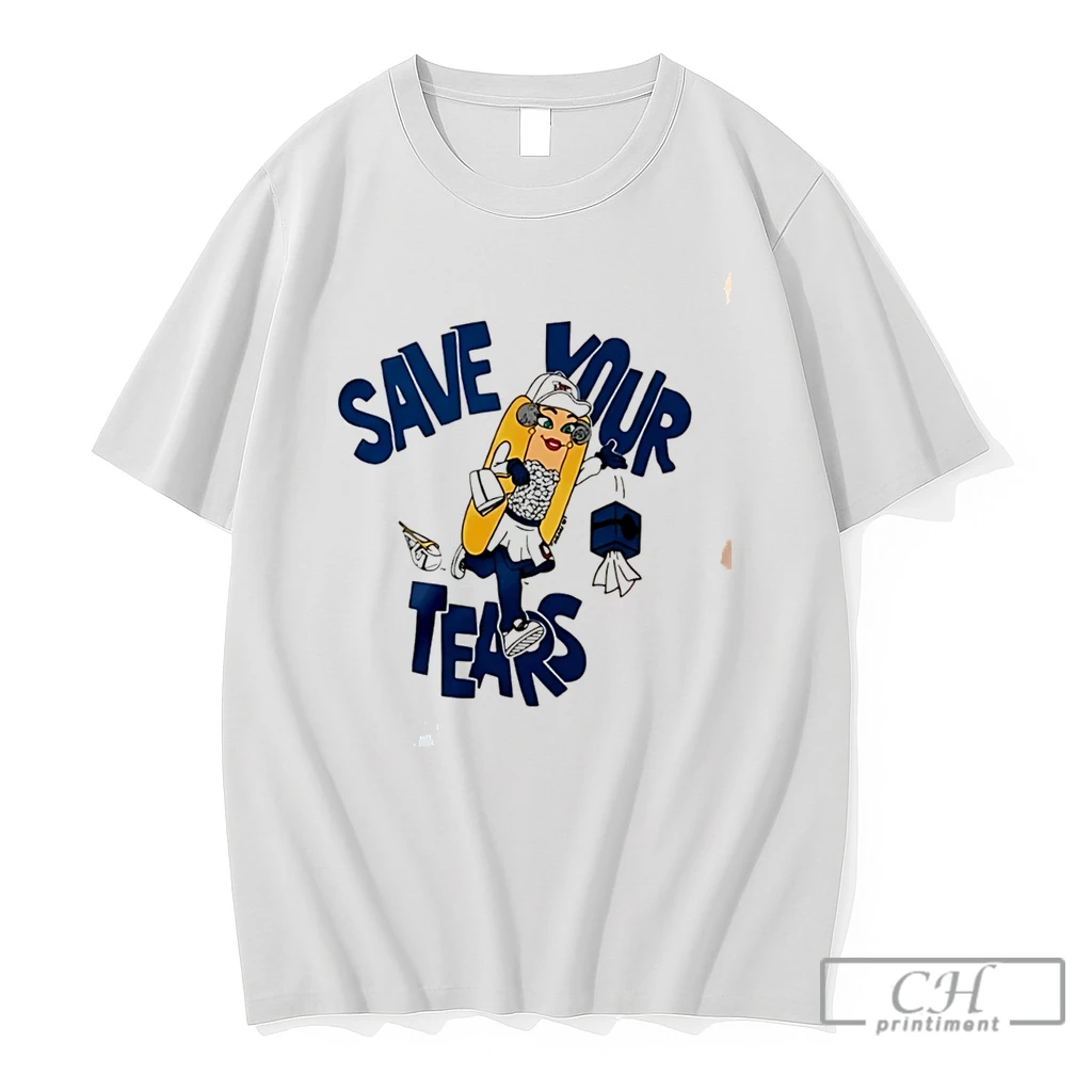Premium Cleveland Guardians Save Your Tears Hot Dog Tee T Shirts Sweater Hoodie