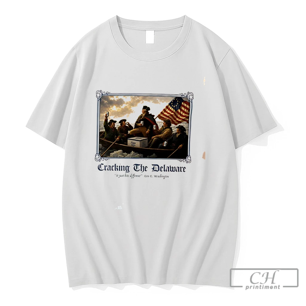 Premium Cracking The Delaware It Just Hits Different Gen G Washington Tee T Shirts Sweater Hoodie