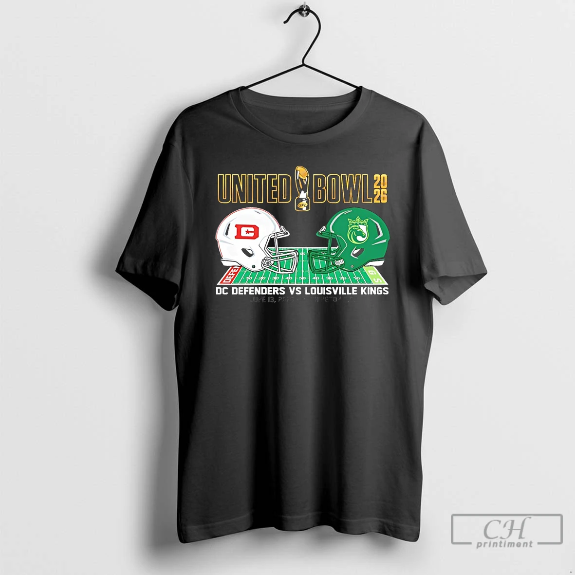 Premium Dc Defenders Vs Louisville Kings United Bowl 2026 Zephyr Matchup T Shirts Sweater Hoodie