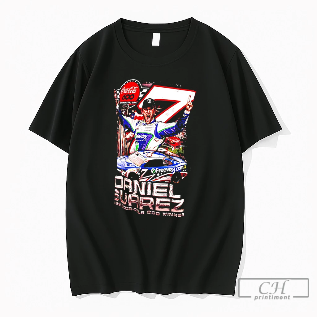 Premium Daniel Suarez 2026 Coca Cola 600 Race Winner Graphic Tee T Shirts Sweater Hoodie