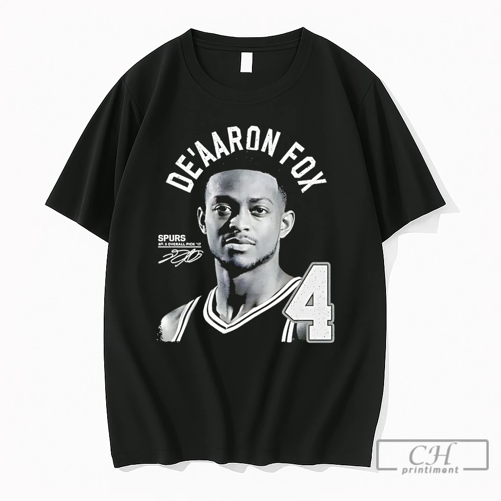 Premium Deaaron Fox San Antonio Spurs Basketball Player No 5 Overall Pick 17 Signature T Shirts Sweater Hoodie