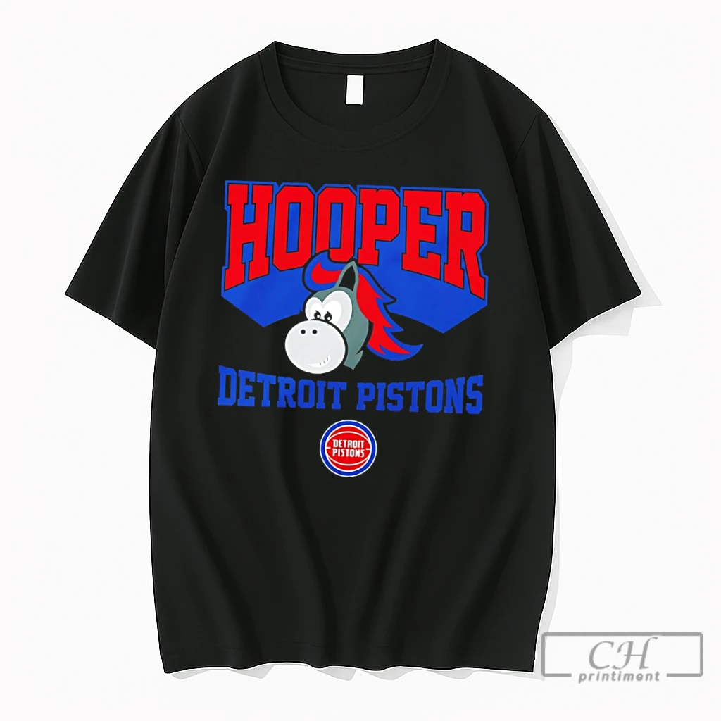 Premium Detroit Pistons Hooper The Mascot Vintage Tee T Shirts Sweater Hoodie