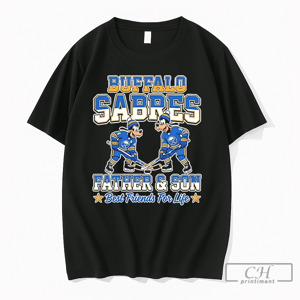 Premium Disney Goofy Buffalo Sabres Father And Son Best Friends For Life T Shirts Sweater Hoodie