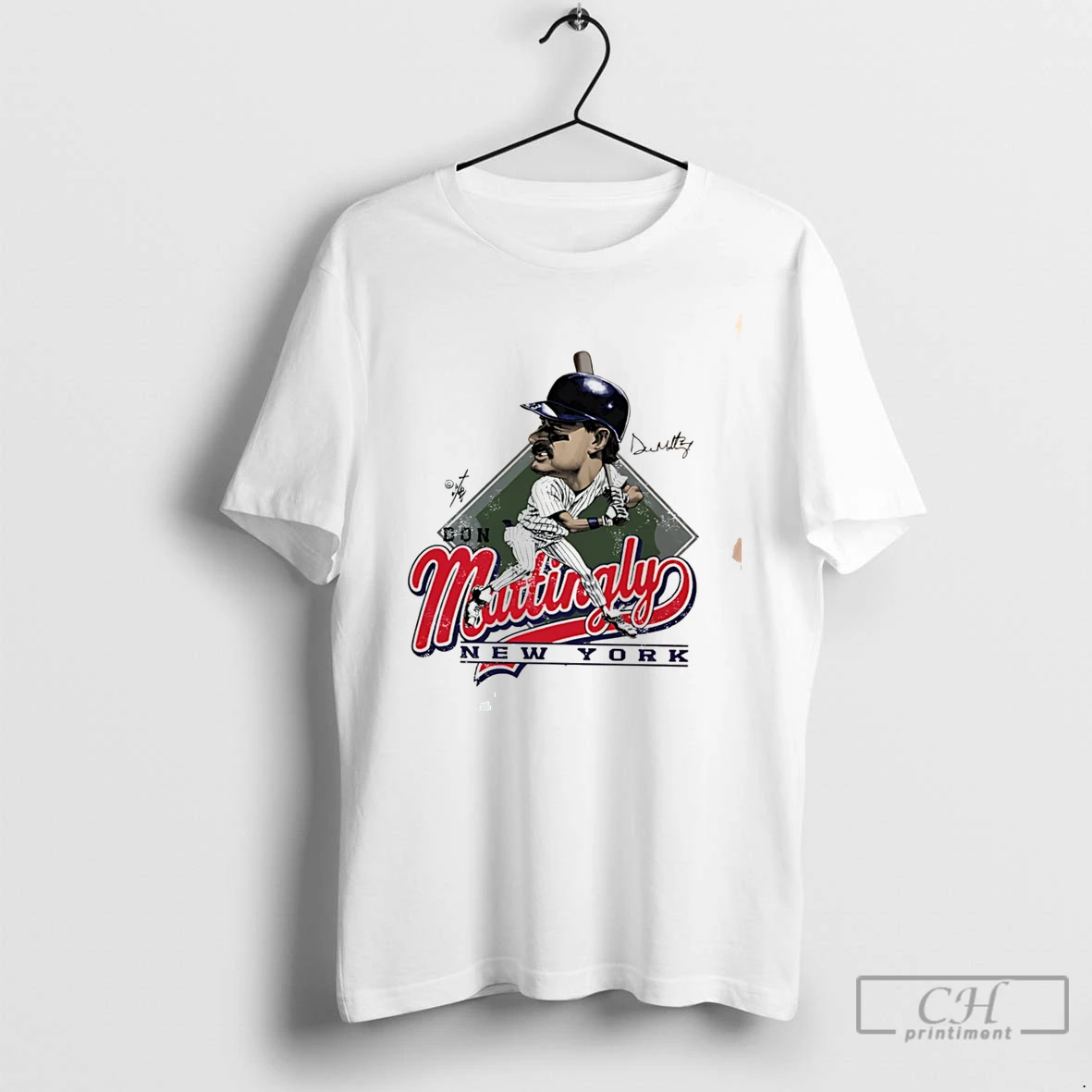 Premium Don Mattingly New York Yankees Bruce Stark Collection Tee T Shirts Sweater Hoodie