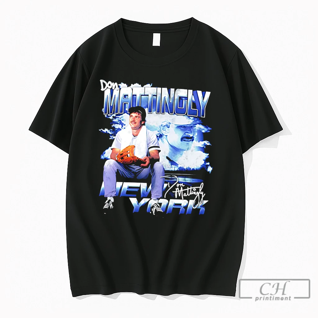Premium Don Mattingly New York Yankees Grunge Signature Tee T Shirts Sweater Hoodie