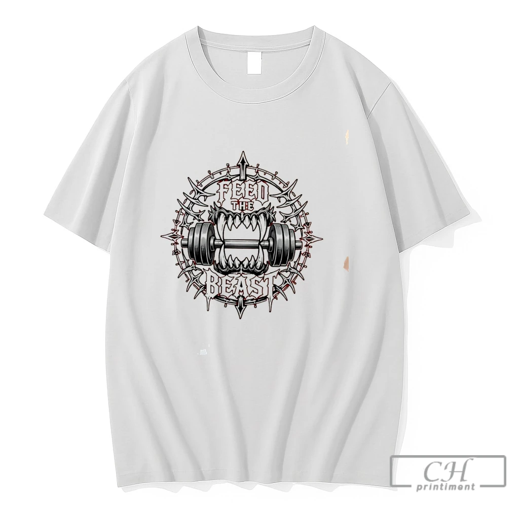 Premium Feed The Beast Illustration Tee T Shirts Sweater Hoodie