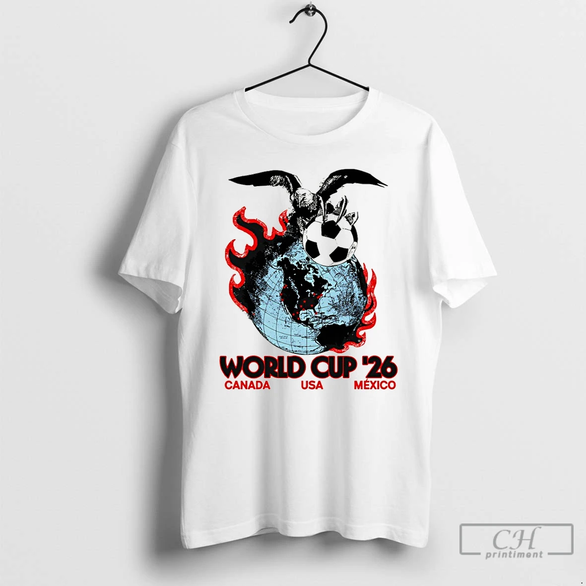 Premium Fifa World Cup 2026 Canada Usa Mexico Vintage T Shirts Sweater Hoodie