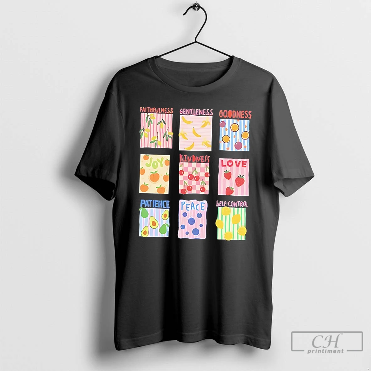 Premium Fruit Of The Spirit Illustration Tee T Shirts Sweater Hoodie