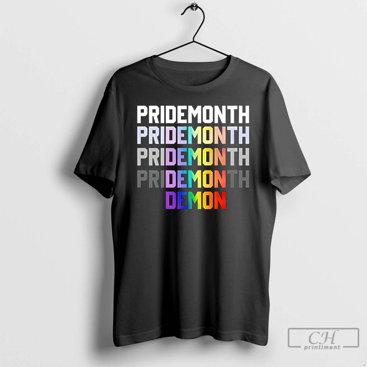 Premium Gay Pride Month Demon Repeat T Shirts Sweater Hoodie