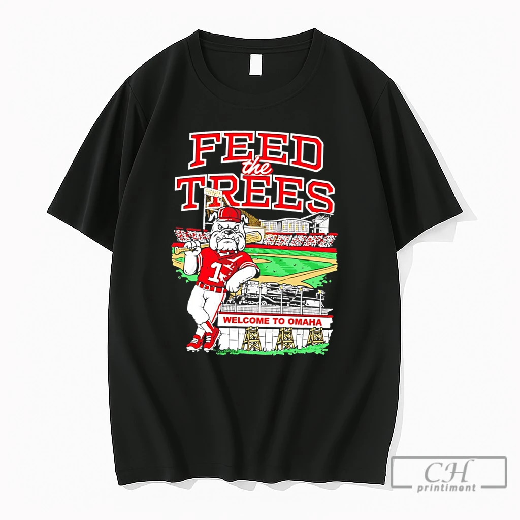 Premium Georgia Bulldogs 2026 College World Series Feed The Trees Mascot Tee T Shirts Sweater Hoodie