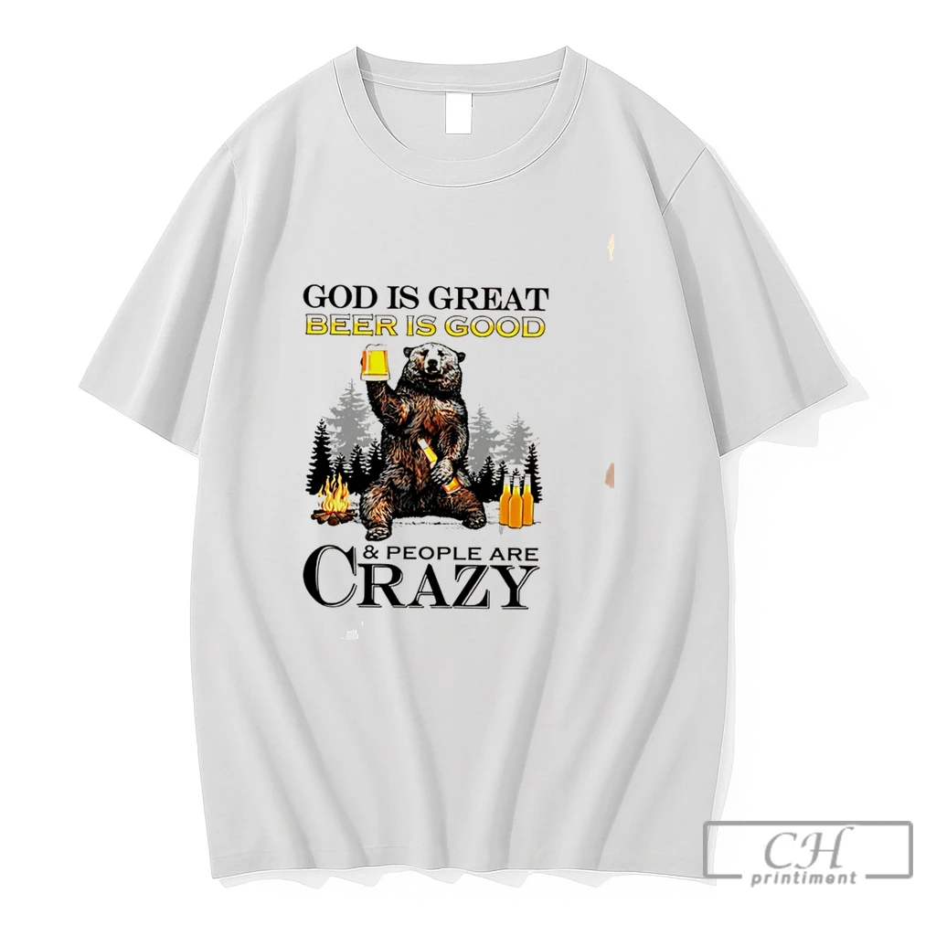 Premium God Is Great Michelob Ultra Is Good And People Are Crazy Tee T Shirts Sweater Hoodie
