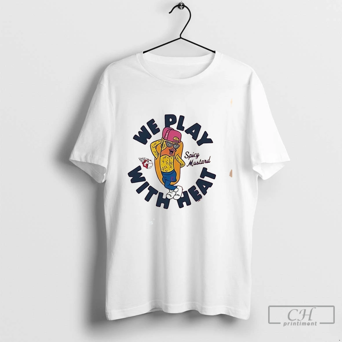 Premium Guardians We Play With Heart Spicy Mustard Hot Dog Mascot Tee T Shirts Sweater Hoodie