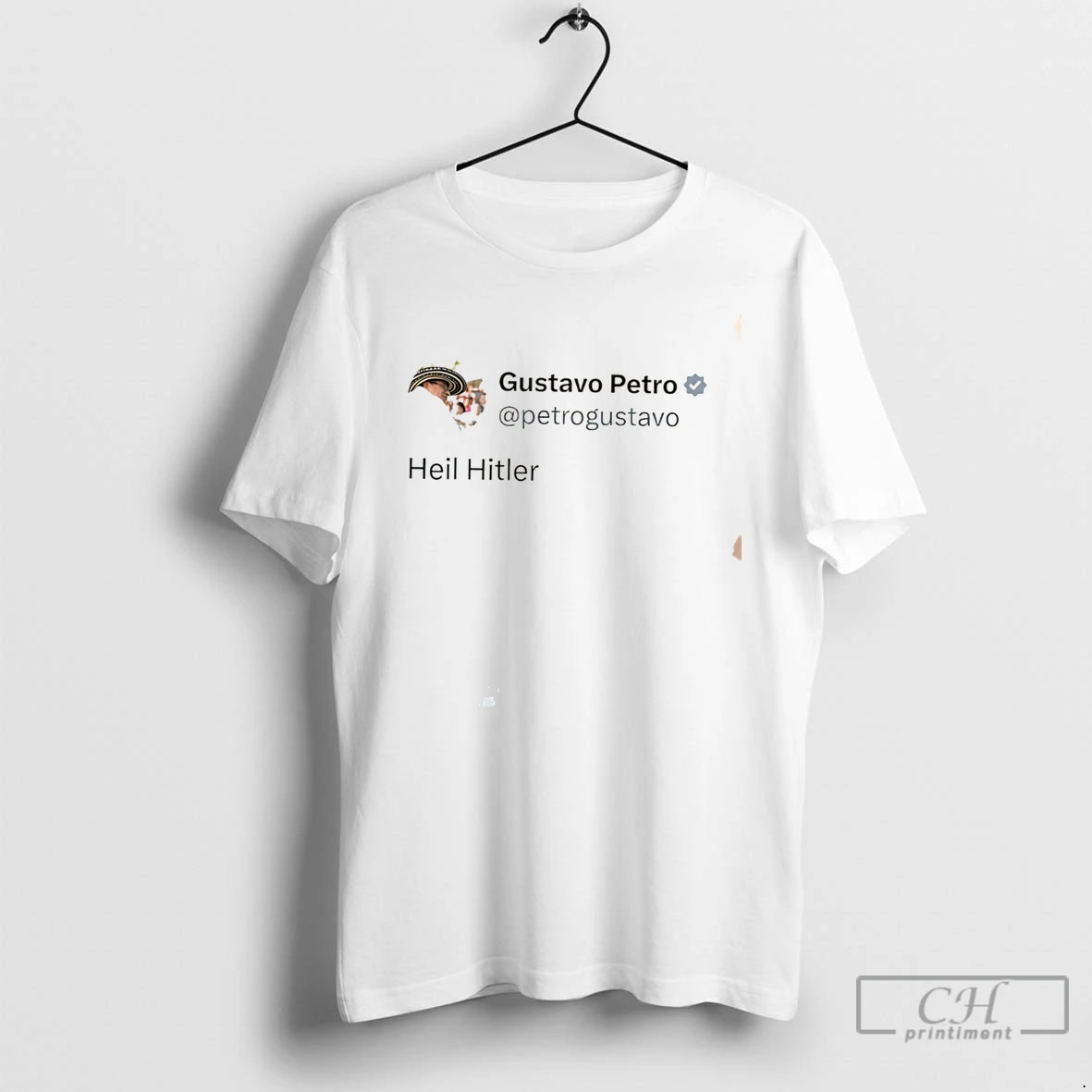 Premium Gustavo Petro Heil Hitler X Post Tee T Shirts Sweater Hoodie