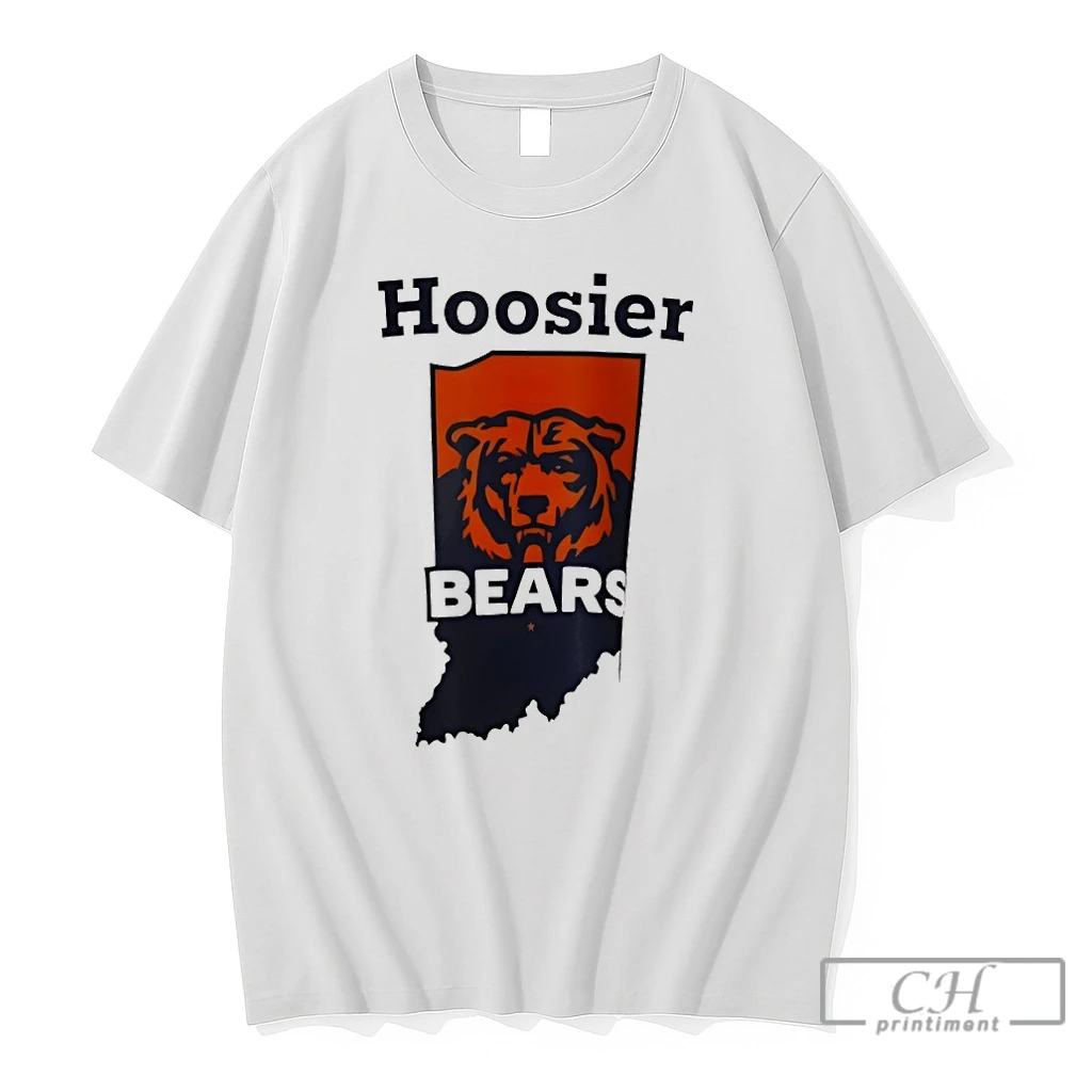 Premium Hoosier Bears Chicago Bears Football Indiana Map Nfl 2026 T Shirts Sweater Hoodie
