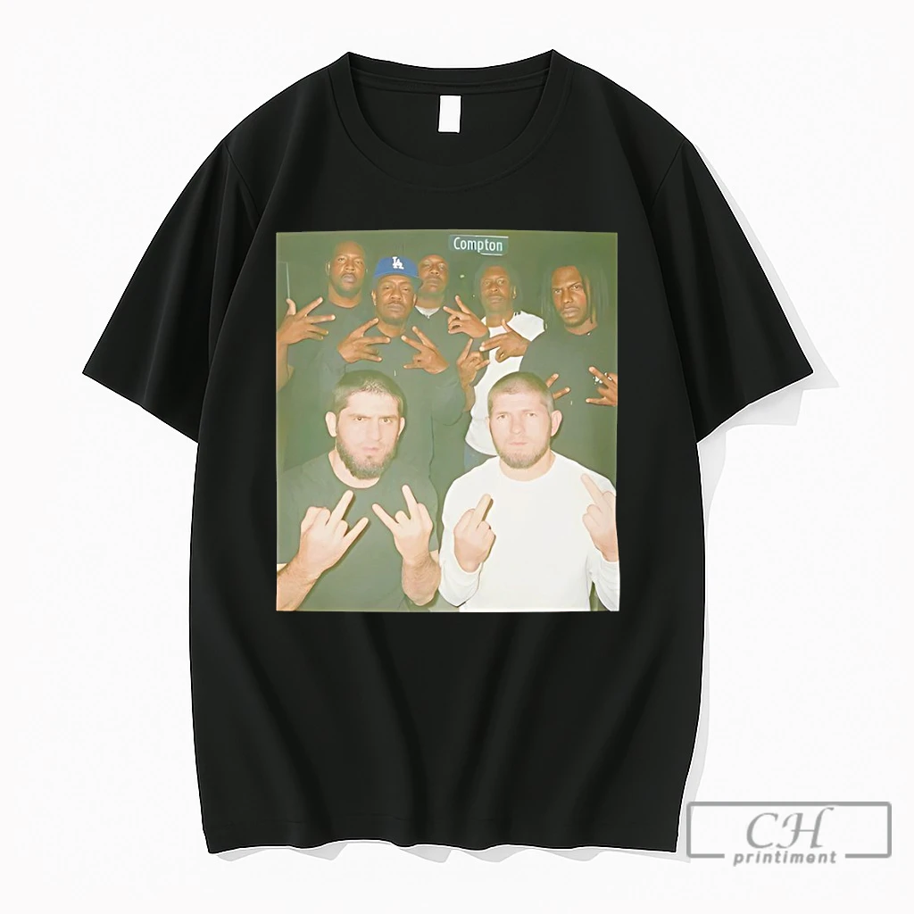 Premium Islam Makhachev And Khabib Nurmagomedov Middle Finger Ufc Photo Vintage T Shirts Sweater Hoodie