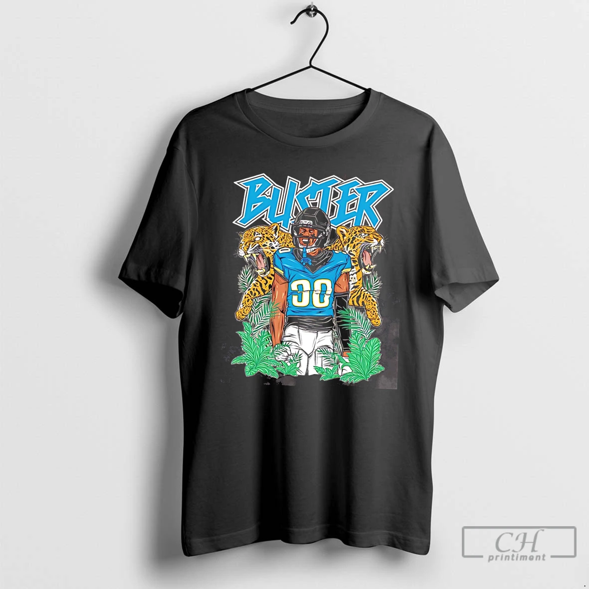 Premium Jacksonville Jaguars Montaric Brown Buster Graphic Tee T Shirts Sweater Hoodie