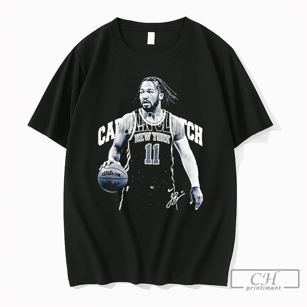 Premium Jalen Brunson Captain Clutch Tribute New York Knicks Basketball Nba 2026 Signature T Shirts Sweater Hoodie