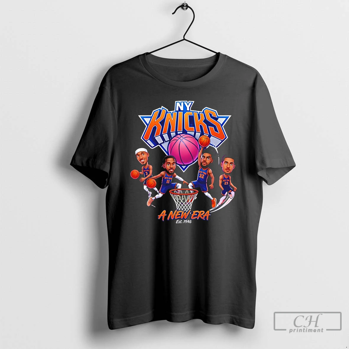 Premium Jalen Brunson Karl Anthony Towns Josh Hart Dunk New York Knicks Basketball Nba 2026 A New Era Est 1946 T Shirts Sweater Hoodie