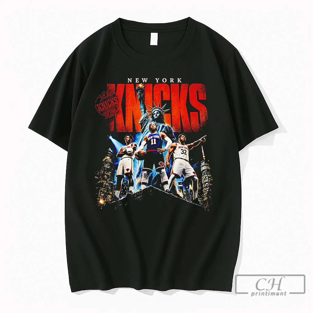 Premium Jalen Brunson Karl Anthony Towns New York Knicks Statue Of Liberty Basketball Nba 2026 T Shirts Sweater Hoodie