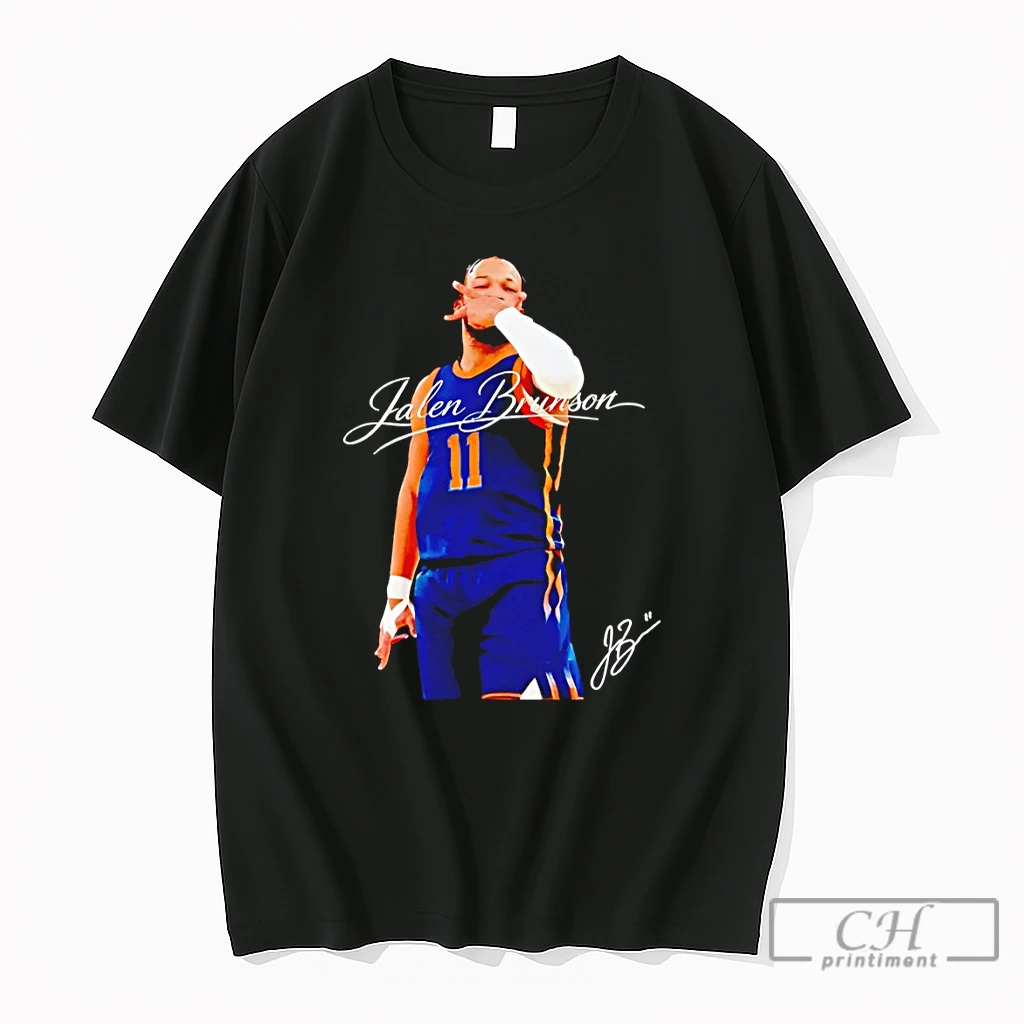 Premium Jalen Brunson New York Knicks 3pt Celebration Basketball Graphic T Shirts Sweater Hoodie
