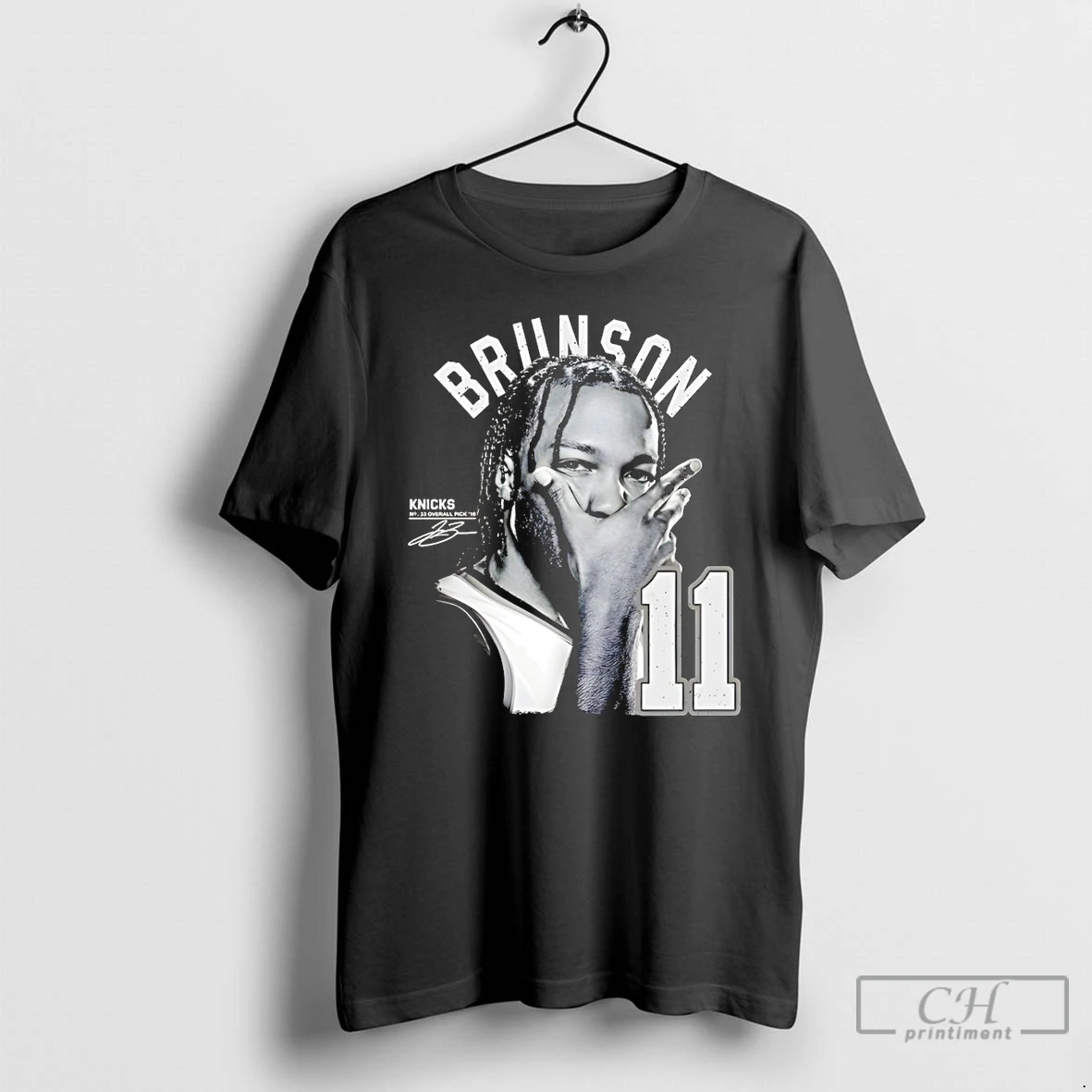 Premium Jalen Brunson New York Knicks Basketball Player 11 No 33 Overball Pick 18 Signature T Shirts Sweater Hoodie
