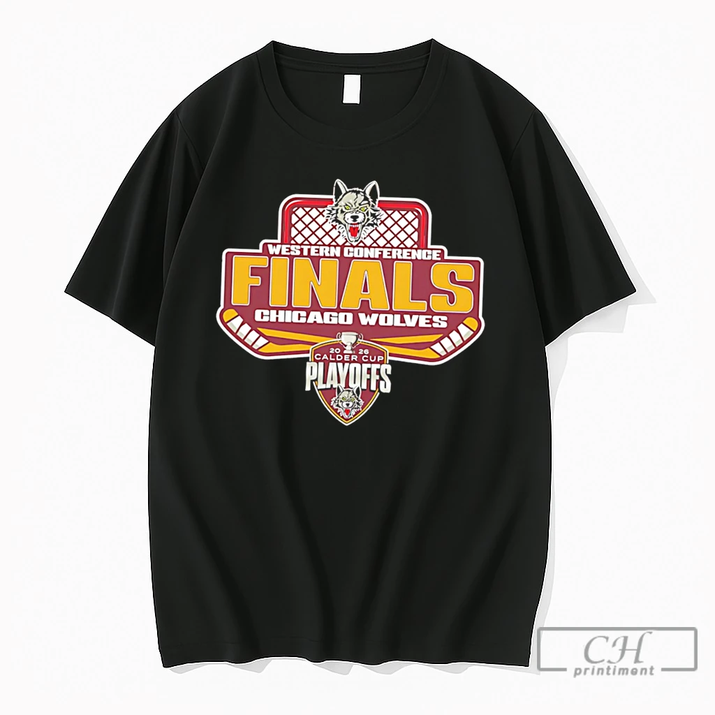 Premium Jja08tqi Chicago Wolves 2026 Western Conference Finals Tee T Shirts Sweater Hoodie