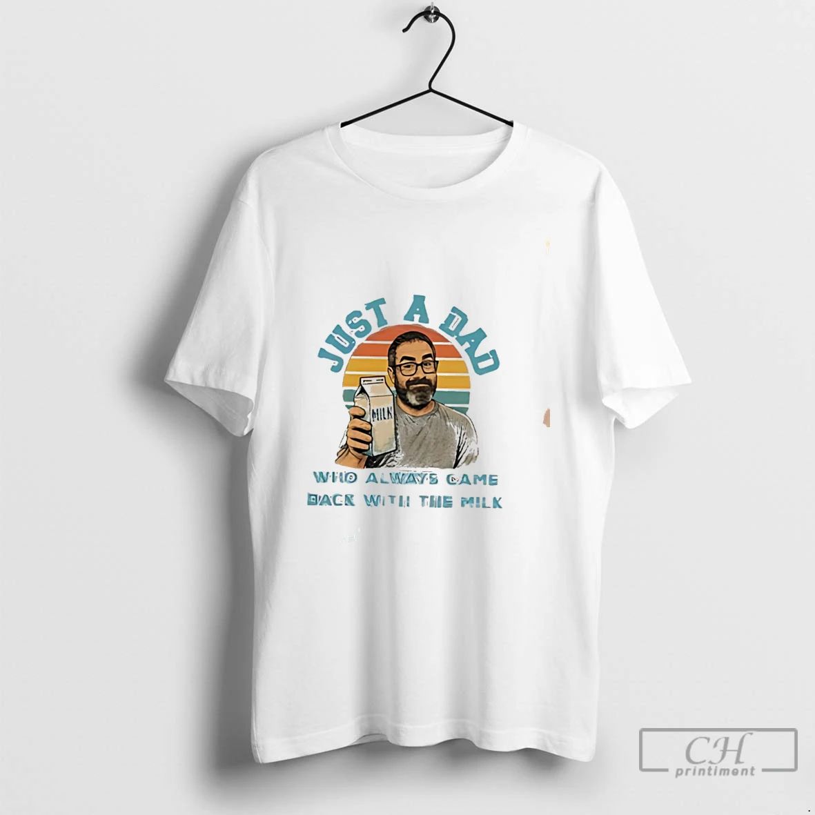 Premium Just A Dad Who Always Came Back With The Milk Meme Tee T Shirts Sweater Hoodie