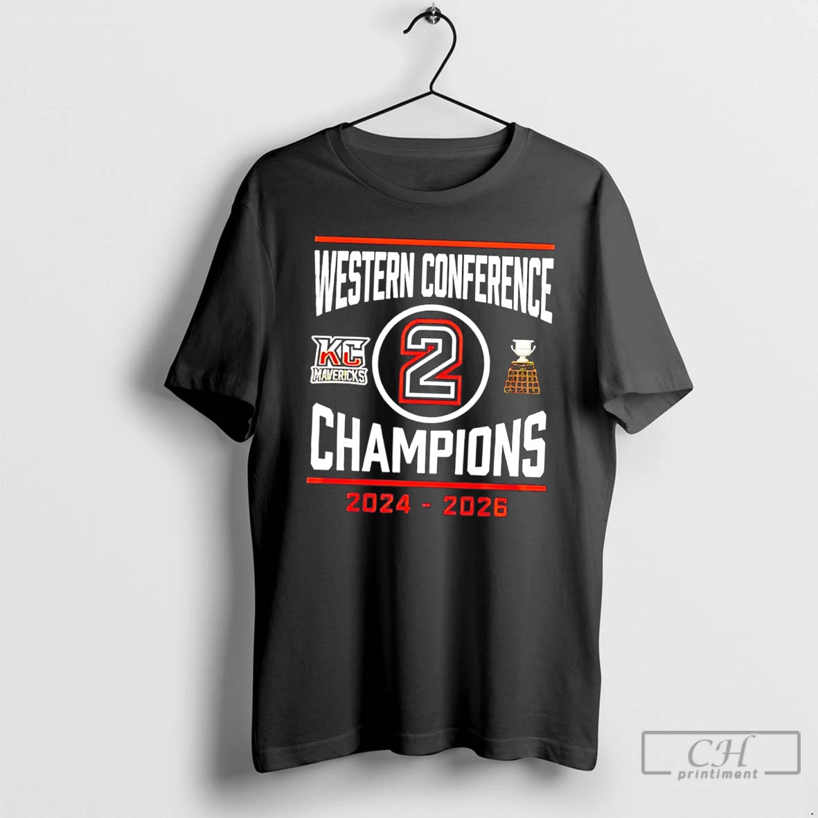Premium Kansas City Mavericks 2026 Western Conference Champions 2 Time Tee T Shirts Sweater Hoodie
