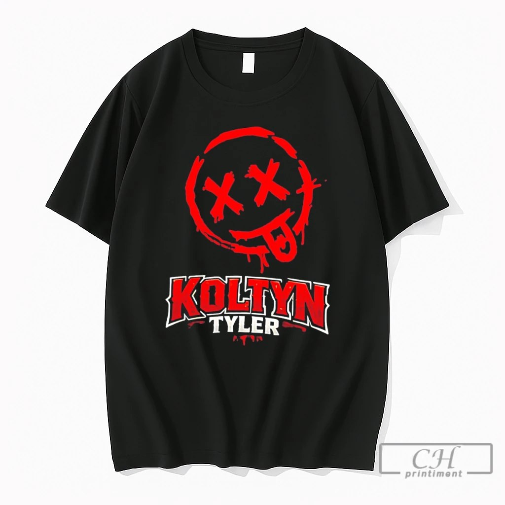 Premium Koltyn Tyler Smiley Face Graphic Tee T Shirts Sweater Hoodie