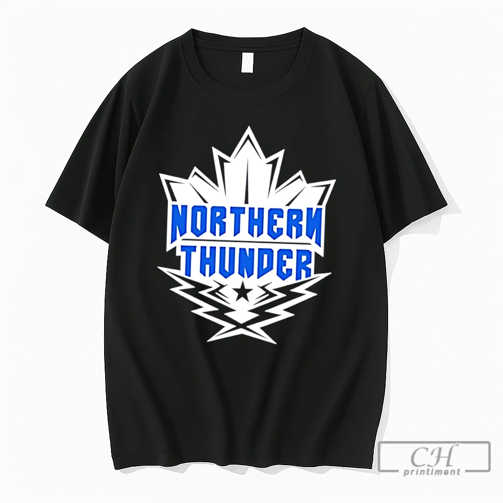 Premium London Lighting Northern Thunder Maple Background Tee T Shirts Sweater Hoodie