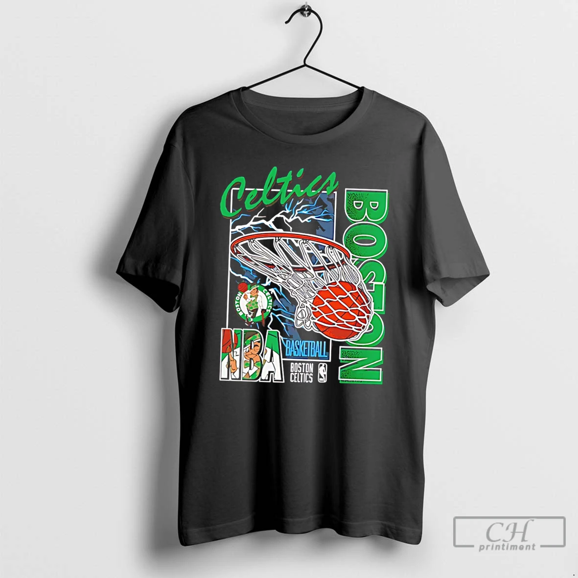 Premium Mitchell And Ness Boston Celtics Basketball Graphic Tee T Shirts Sweater Hoodie