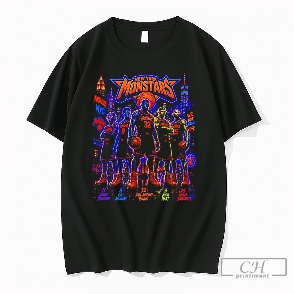 Premium Monstars Jalen Brunson New York Knicks Basketball Players Nba T Shirts Sweater Hoodie