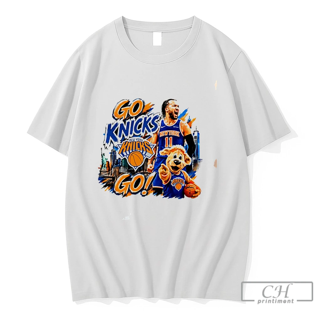 Premium New York Knicks Go Knicks Jalen Brunson Graphic Tee T Shirts Sweater Hoodie