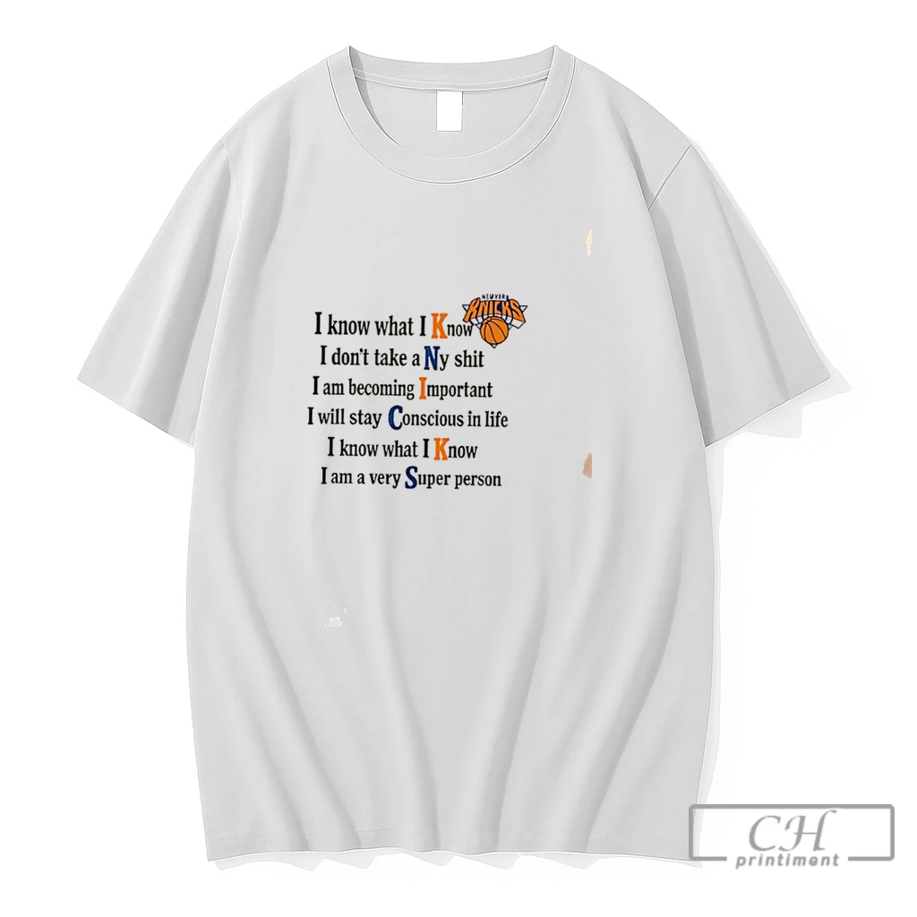 Premium New York Knicks I Know What I Know I Dont Takea Ny Shit Tee T Shirts Sweater Hoodie