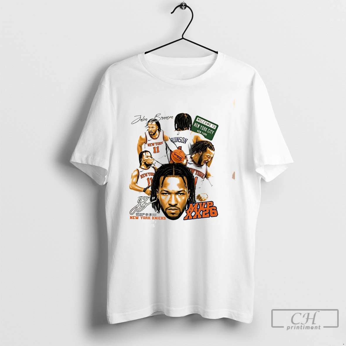 Premium New York Knicks Jalen Brunson Welcome To Ny City Mvp Xx26 Tee T Shirts Sweater Hoodie