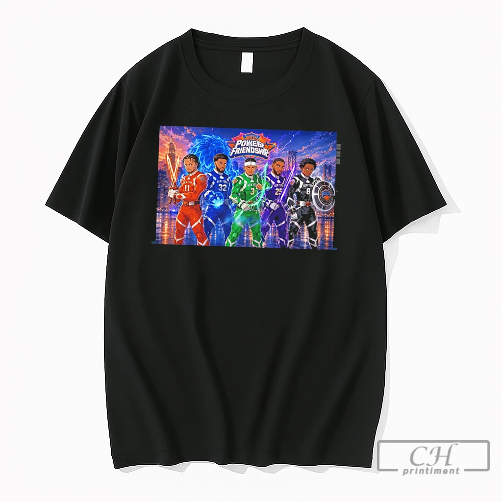 Premium New York Knicks Power Of Friendship Power Rangers Parody Tee T Shirts Sweater Hoodie