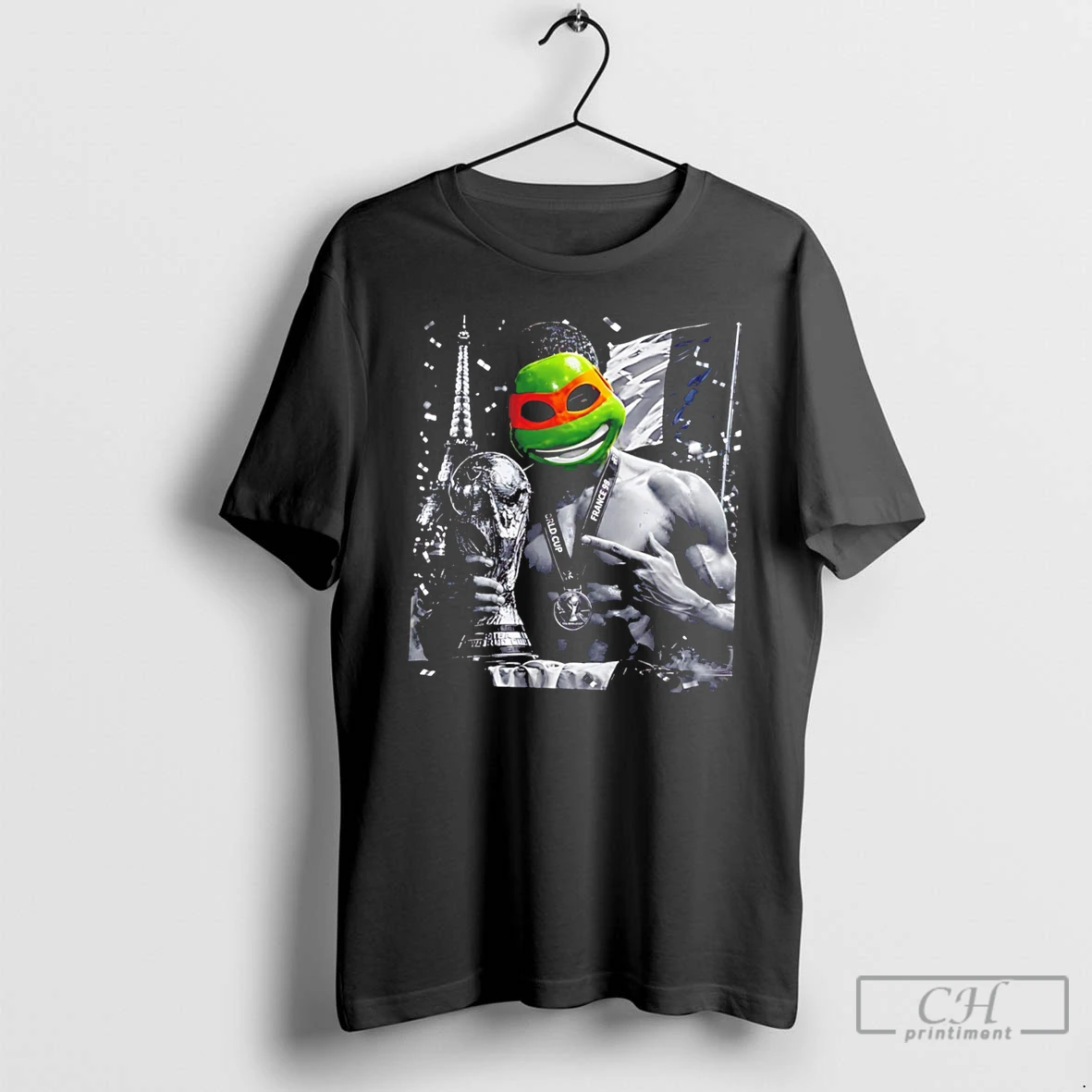 Premium Ninja Mbappe France World Cup Champions Tee T Shirts Sweater Hoodie